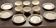 Set of Six Vintage Pillivuyt Coffee Cups and Saucers