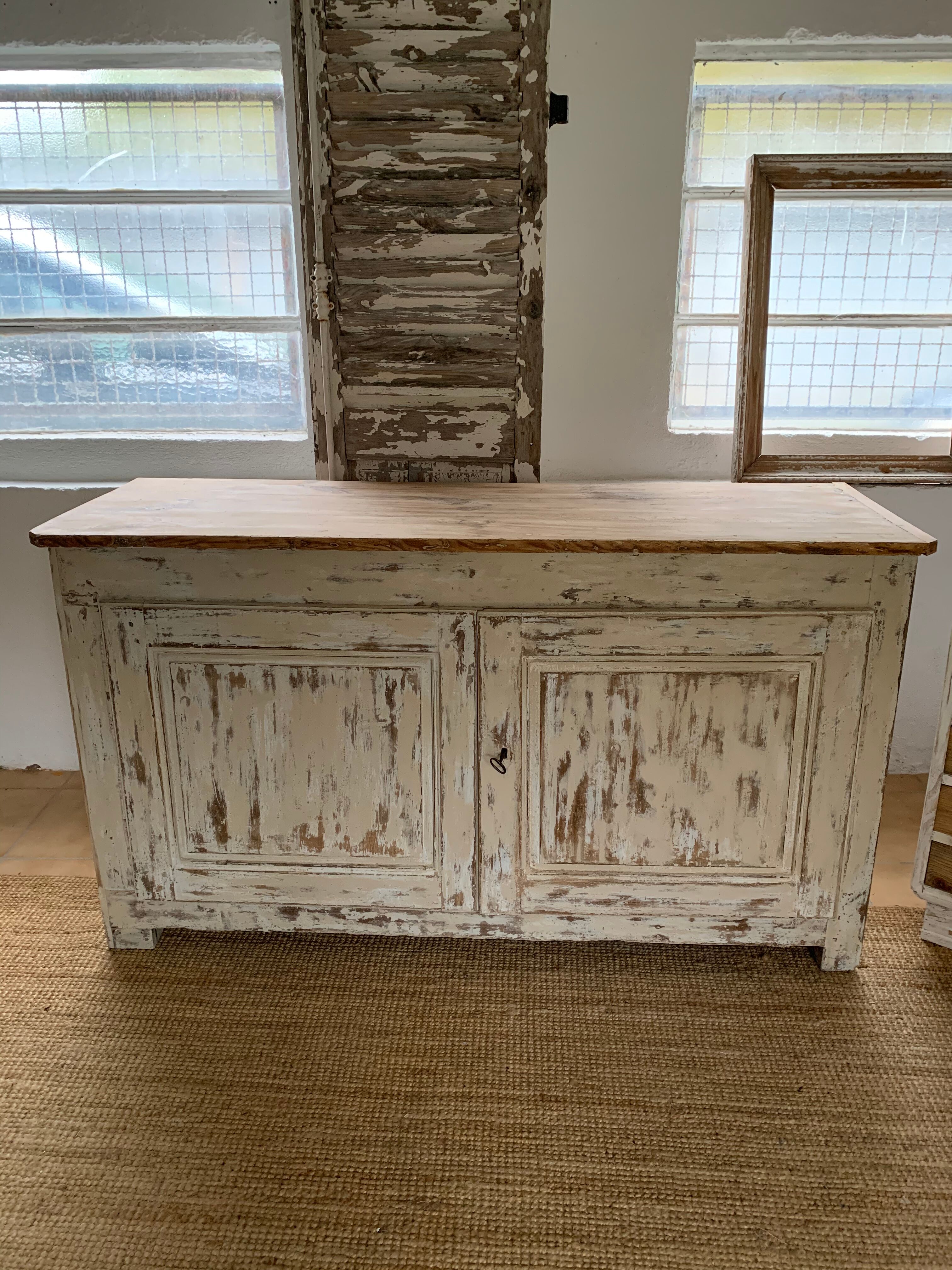 Antique patinated furniture