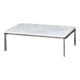 Marble and chrome coffee table, 1970