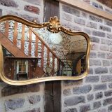 Miroir doré style Louis XV