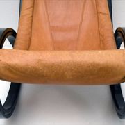 Sgarsul rocking chair designed by Gae Aulenti for Poltronova