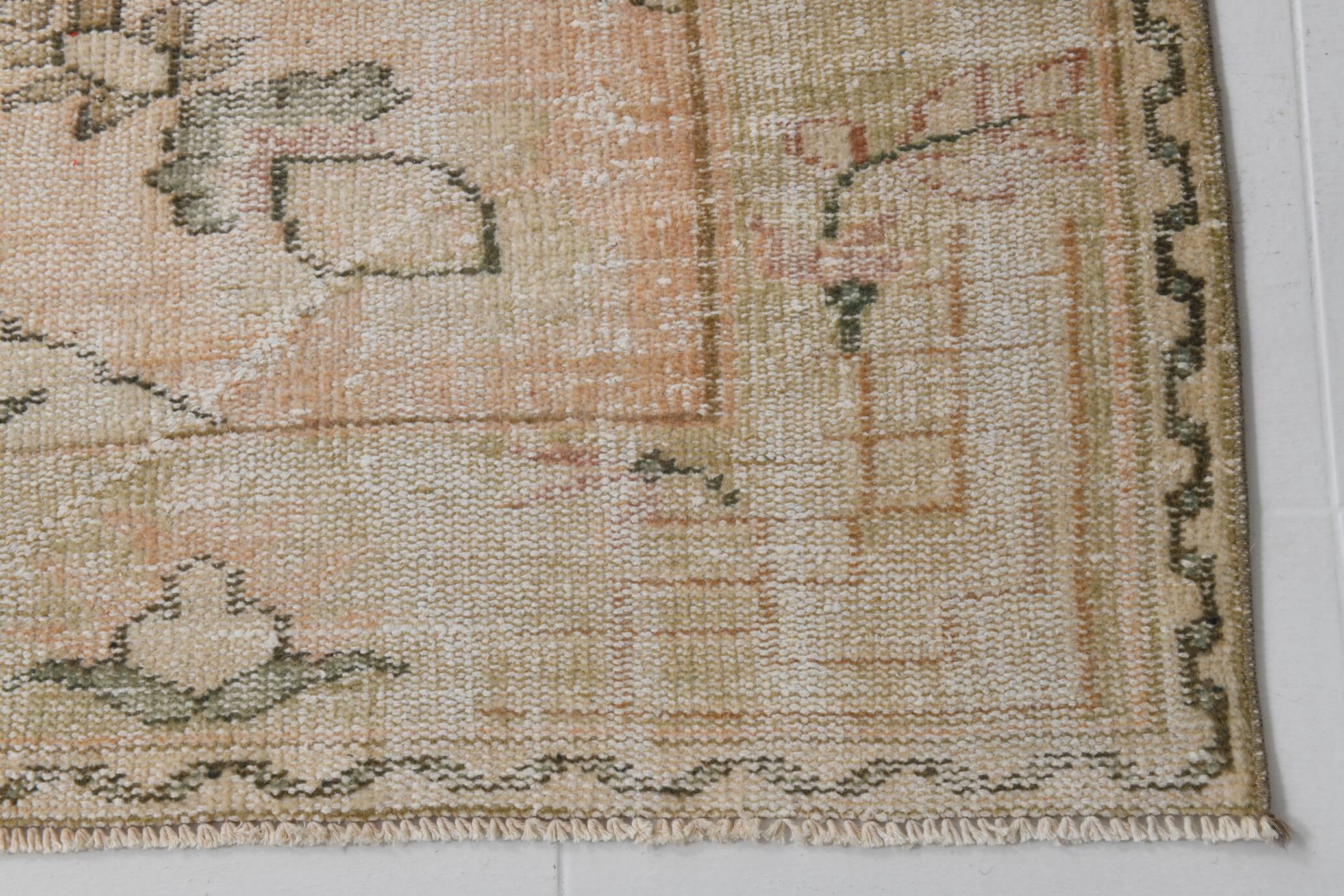 Turkish Vintage Rug, 196x288 Cm