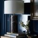 The Remi table lamp in red marble from Soho Home.