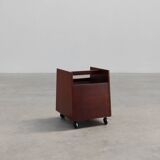 Magazine LP Caddy Rack by Rolf Hesland for Bruksbo, Norway 1970s