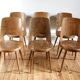 6 chaises Baumann modèle Mondor en teck, 1960