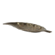 Metal leaf-shaped platter, Italian design, 1980s, made in Italy