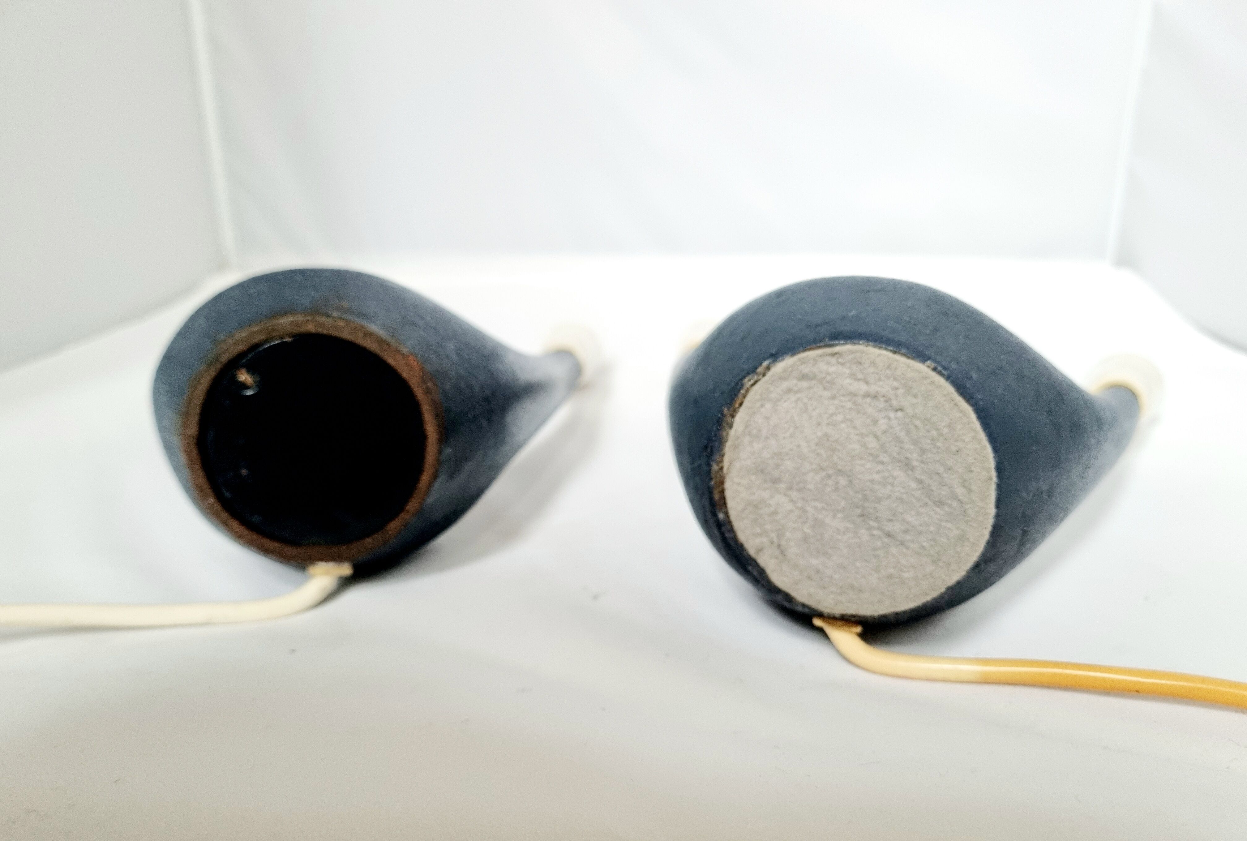 Mid-Century Atomic Era U-Shaped Table Lamps, 1950s, Set of 2