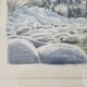 Tableau - Aquarelle paysage de neige Signée Janine Ramond