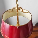 Lampe bouillotte 3 feux en bronze Maison Collange