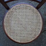Set de 2 chaises Kohn bistrot cannées 1920 - bentwood -