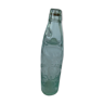 Ancienne bouteille à bille pour soda gazeux en verre épais