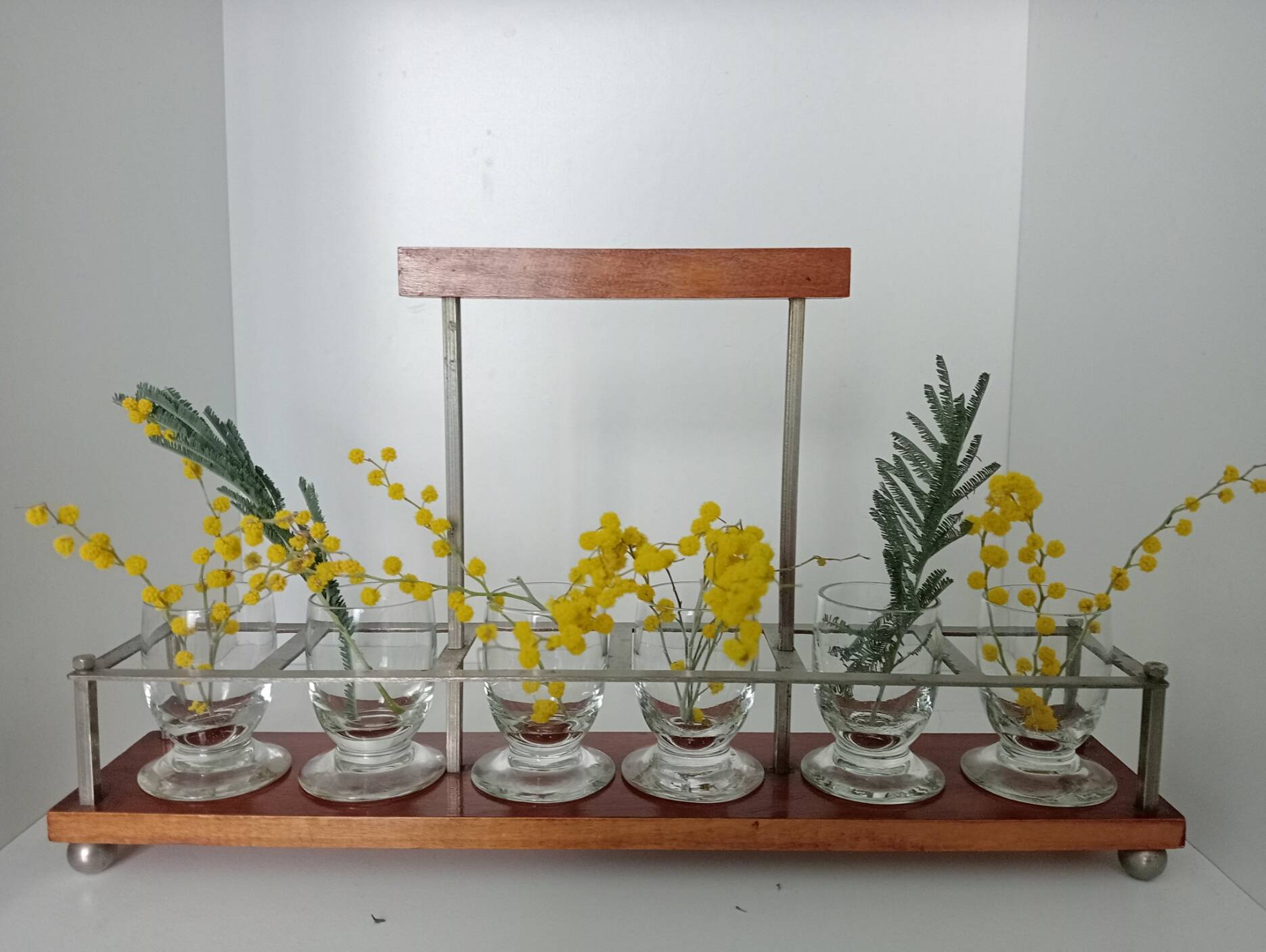 Présentoir verres à liqueur art déco