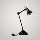 Patented adjustable lamp sgdg "n206 / n1056" "small model" aluminium