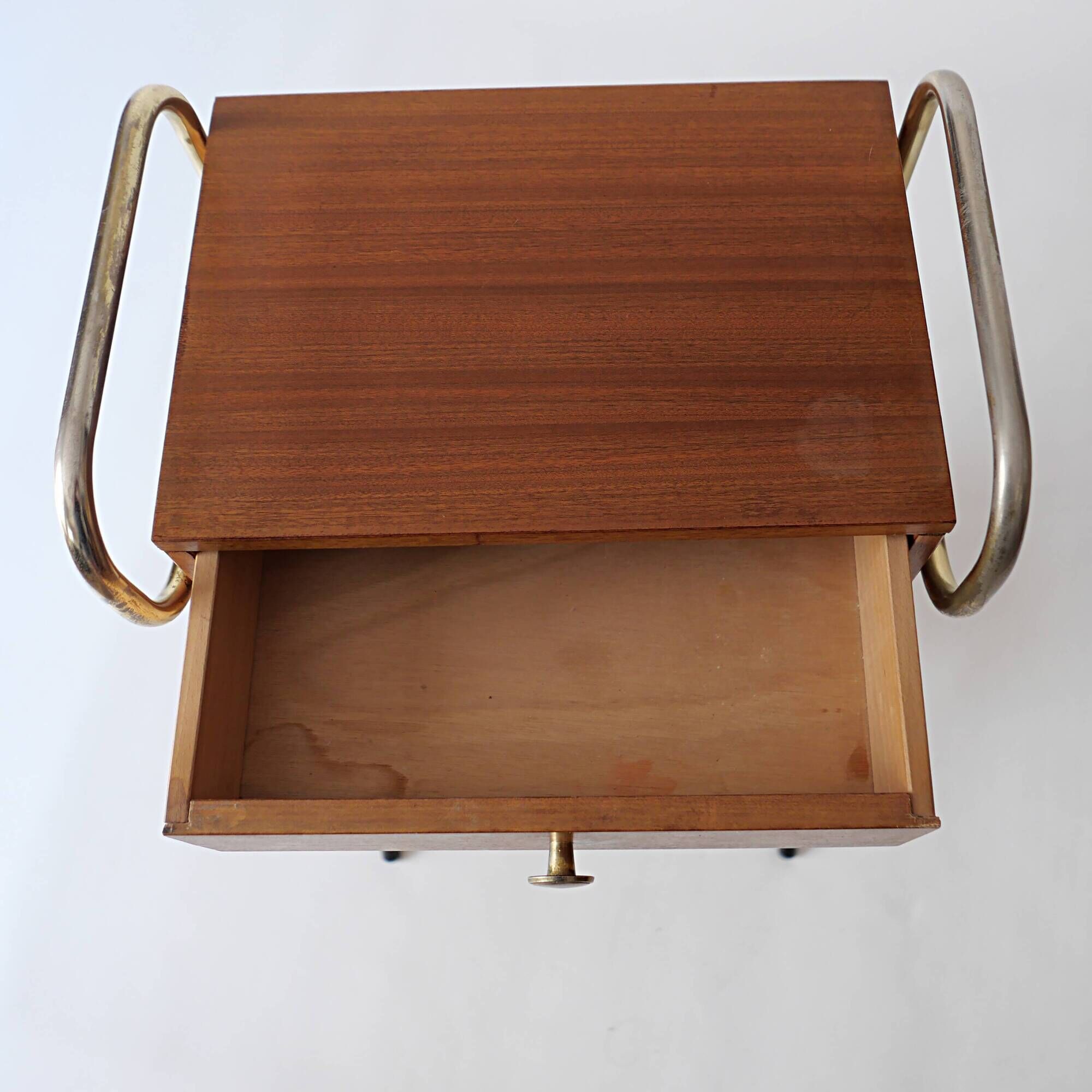 Jacques Hitier bedside table design 1960s 1970s