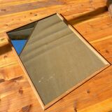 Vintage wooden mirror from the 80s/90s
