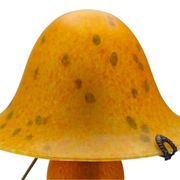 1980s V.A. France Table Lamp - Blown Glass Mushroom Shape
