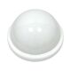 Vintage Polish glass flush-mount ceiling light (Penko Pieńsk, 1970s, PRL