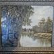 Painting on cardboard (Barbizon) Landscape