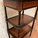 Napoleon III harness with three 20th century trays / Console