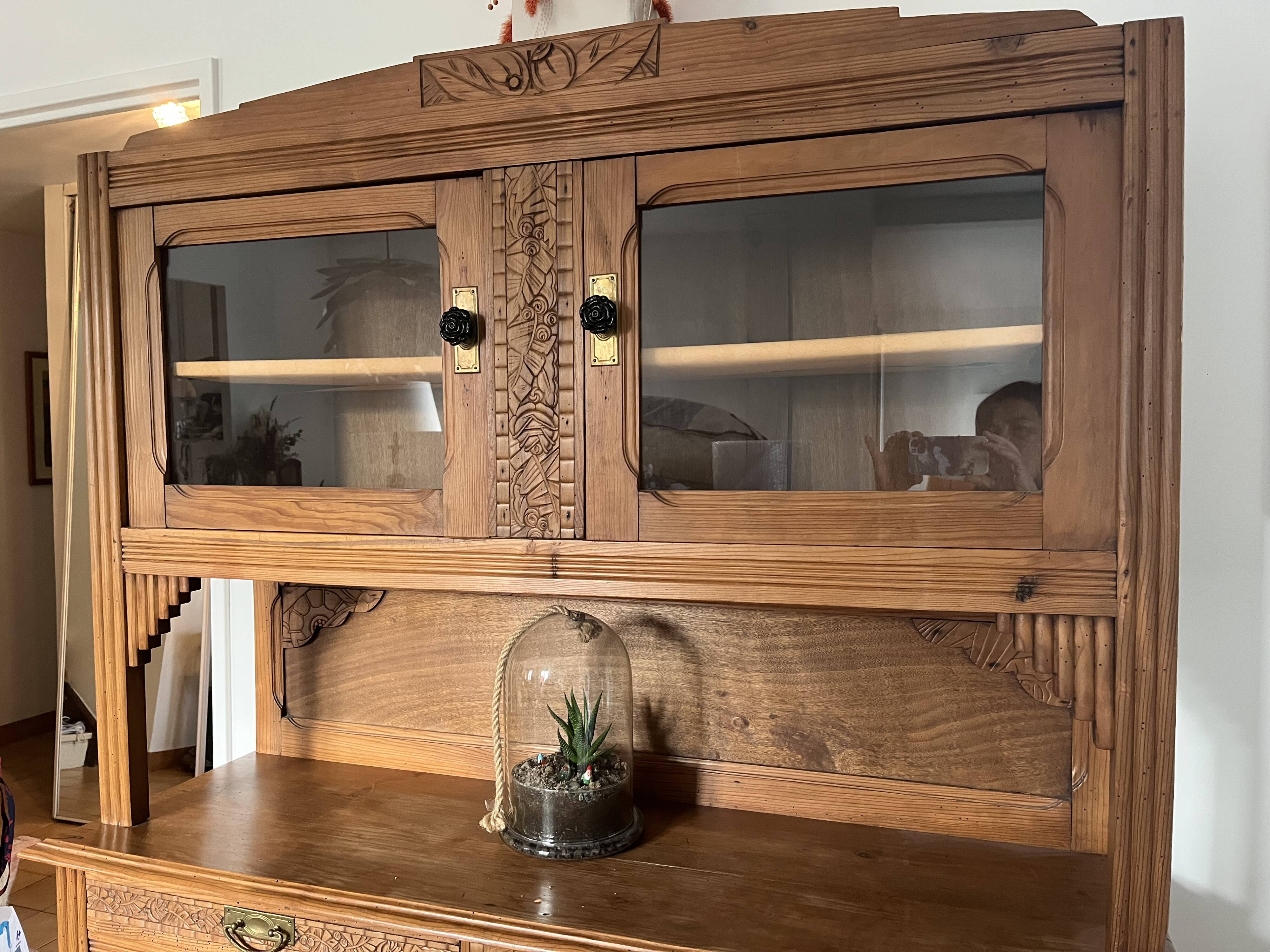 Art Deco two-part buffet