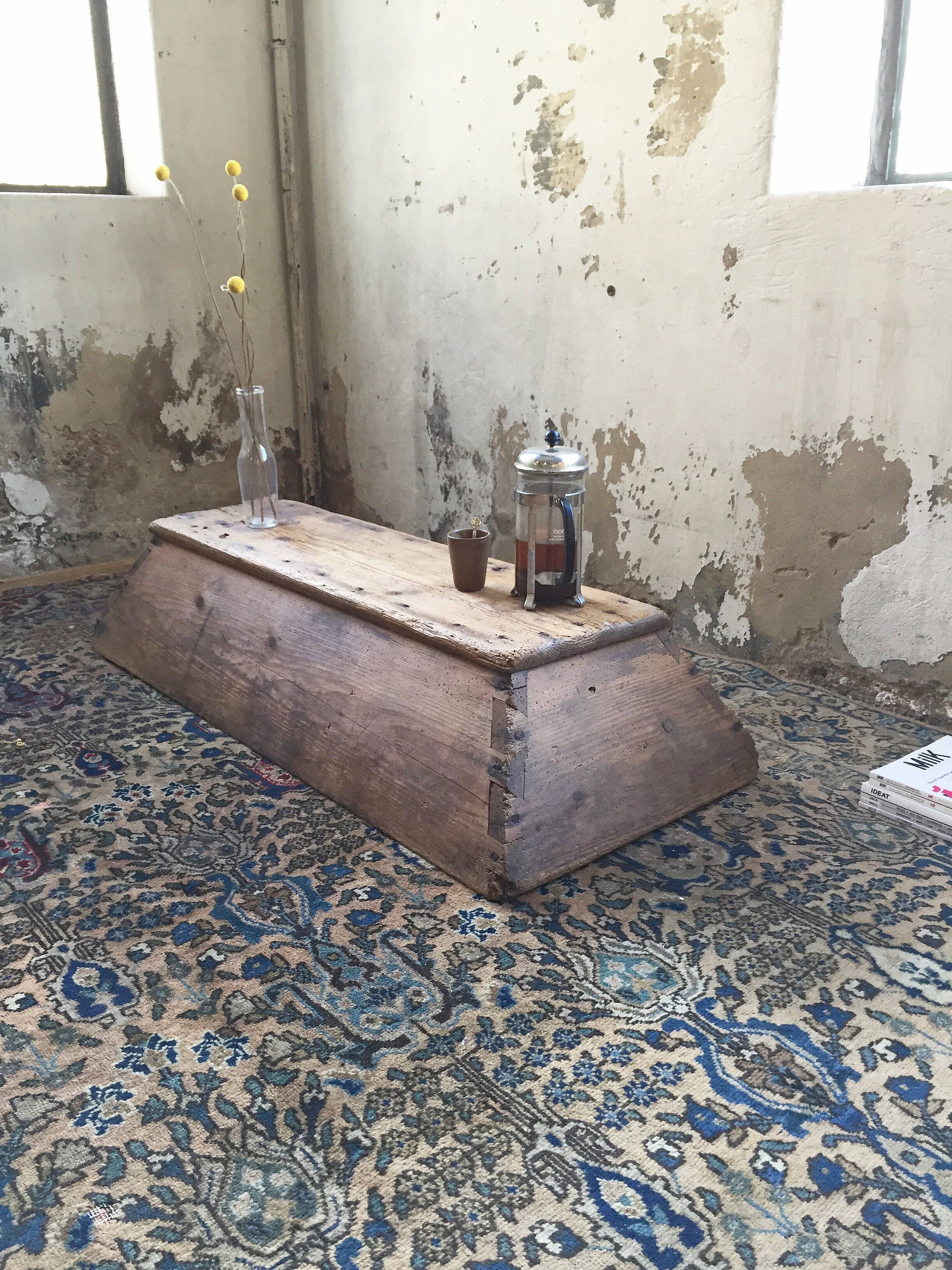 Brutalist coffee table