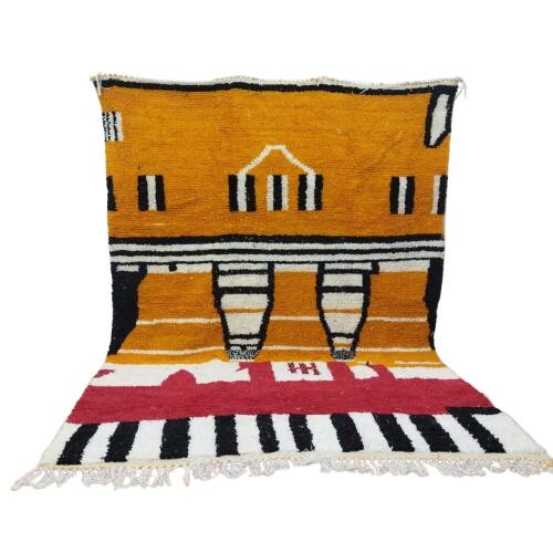 Azilal Berber rug in handmade wool 300 X 215 CM