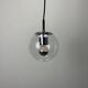 Set of 3 bubble glass pendant lamps by RAAK Amsterdam 1960