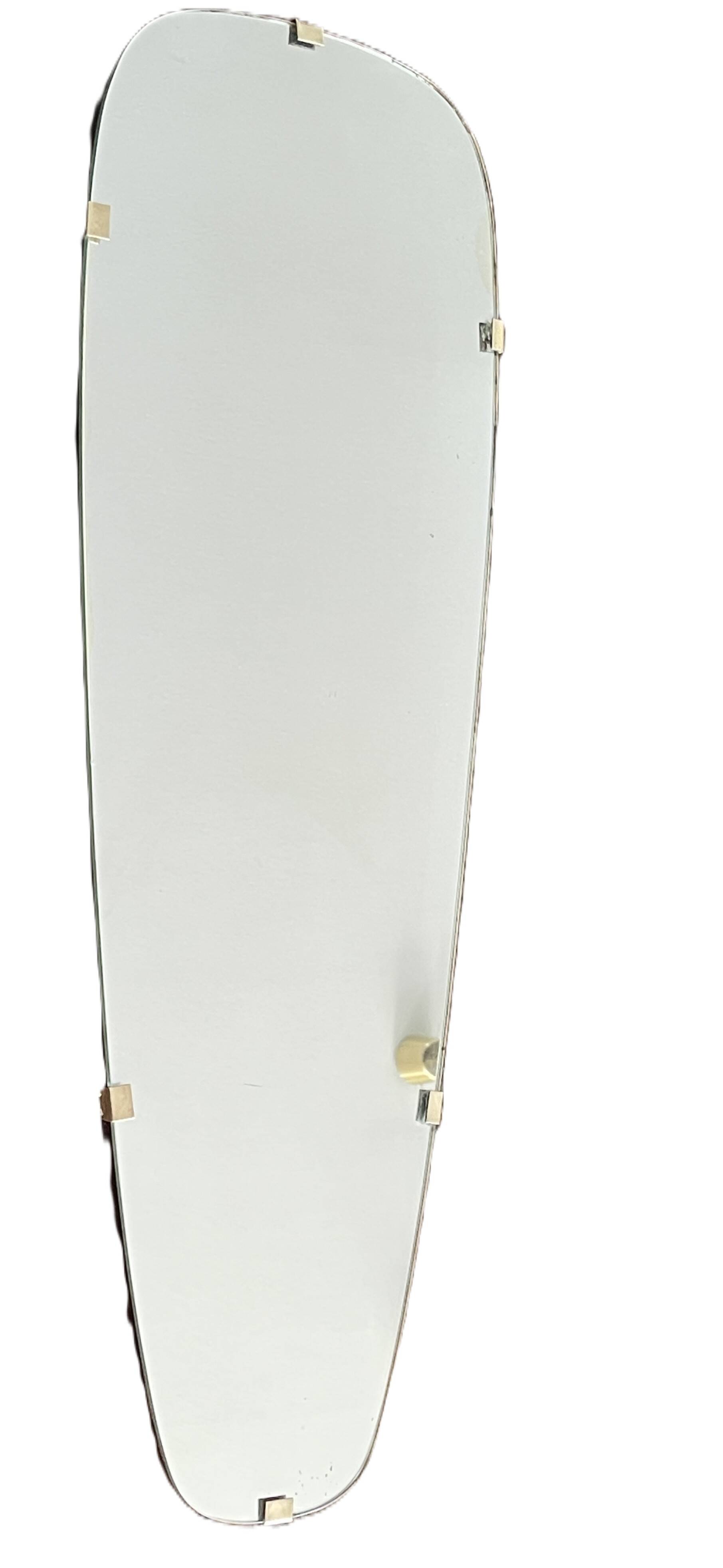 Art Deco free-form mirror