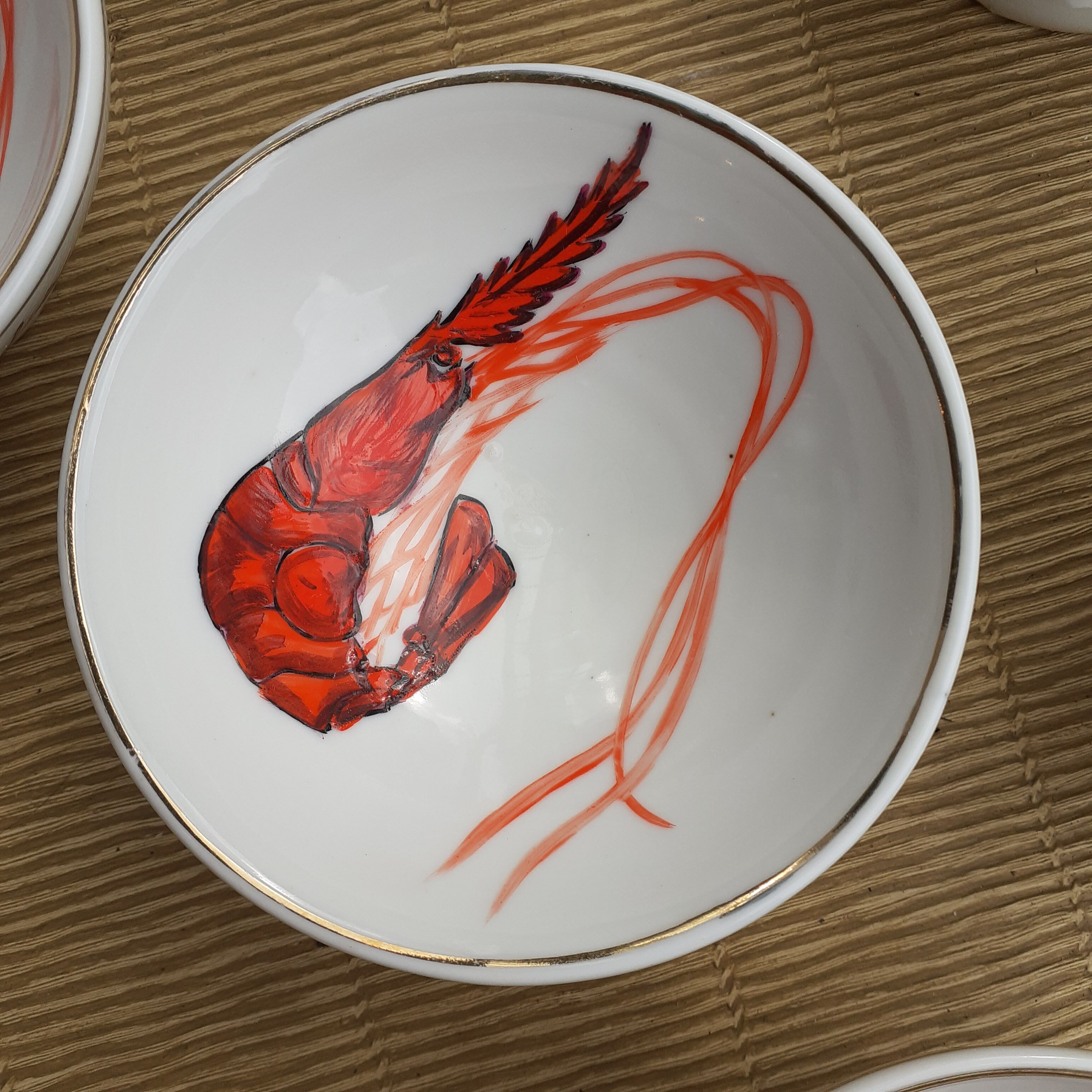 Saucier service for seafood platter