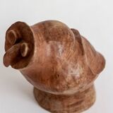 Terracotta owl, anonymous work, circa 1960s