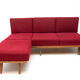 Mid century corner folding sofa by František Jirák For Tatra Nábytok, 1960