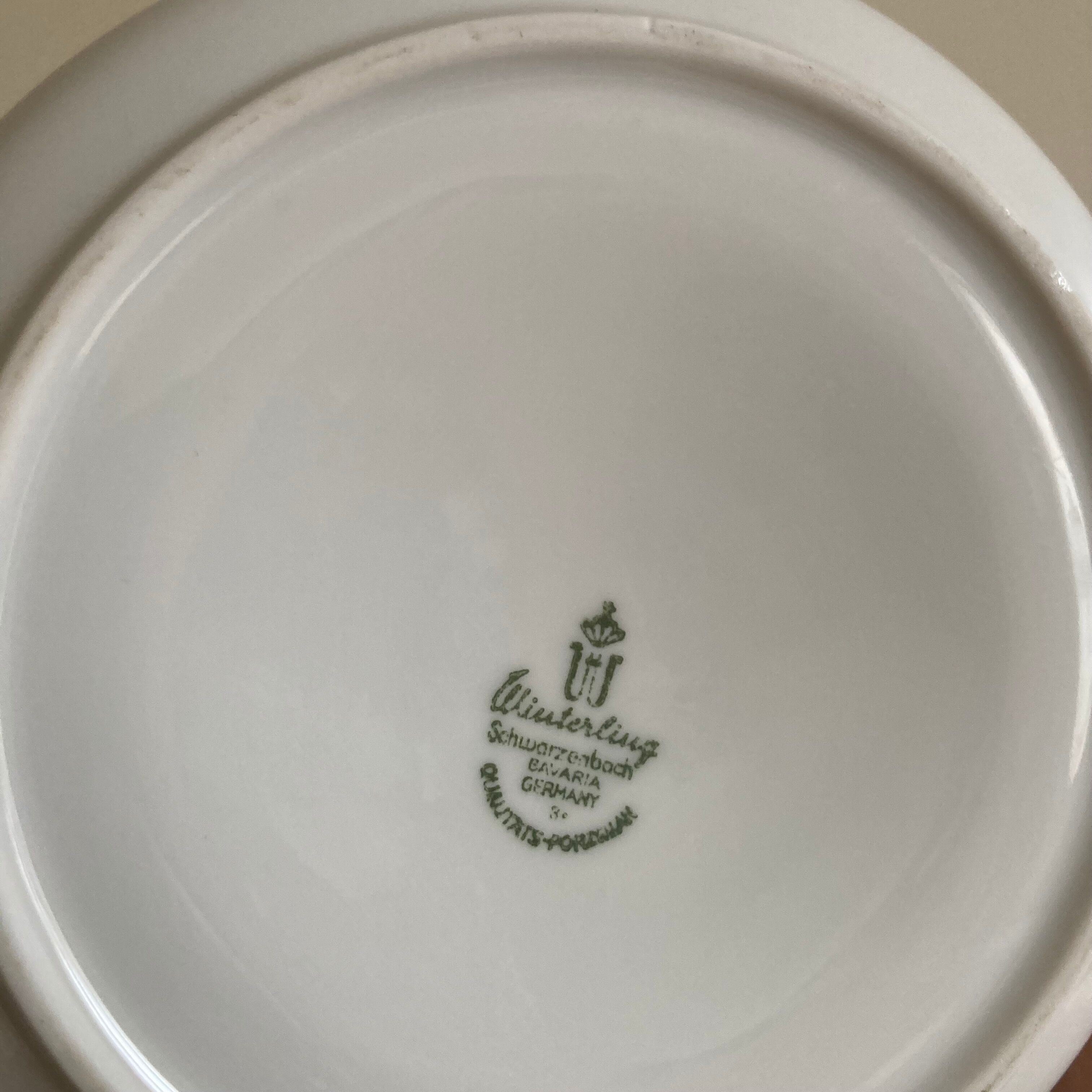 Winterling white porcelain teapot