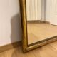 Important 19th Century Beveled Mirror with Pediment - Louis XVI Style - 81cm X 163cm