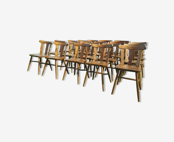 Lot de 20 chaises bistrot