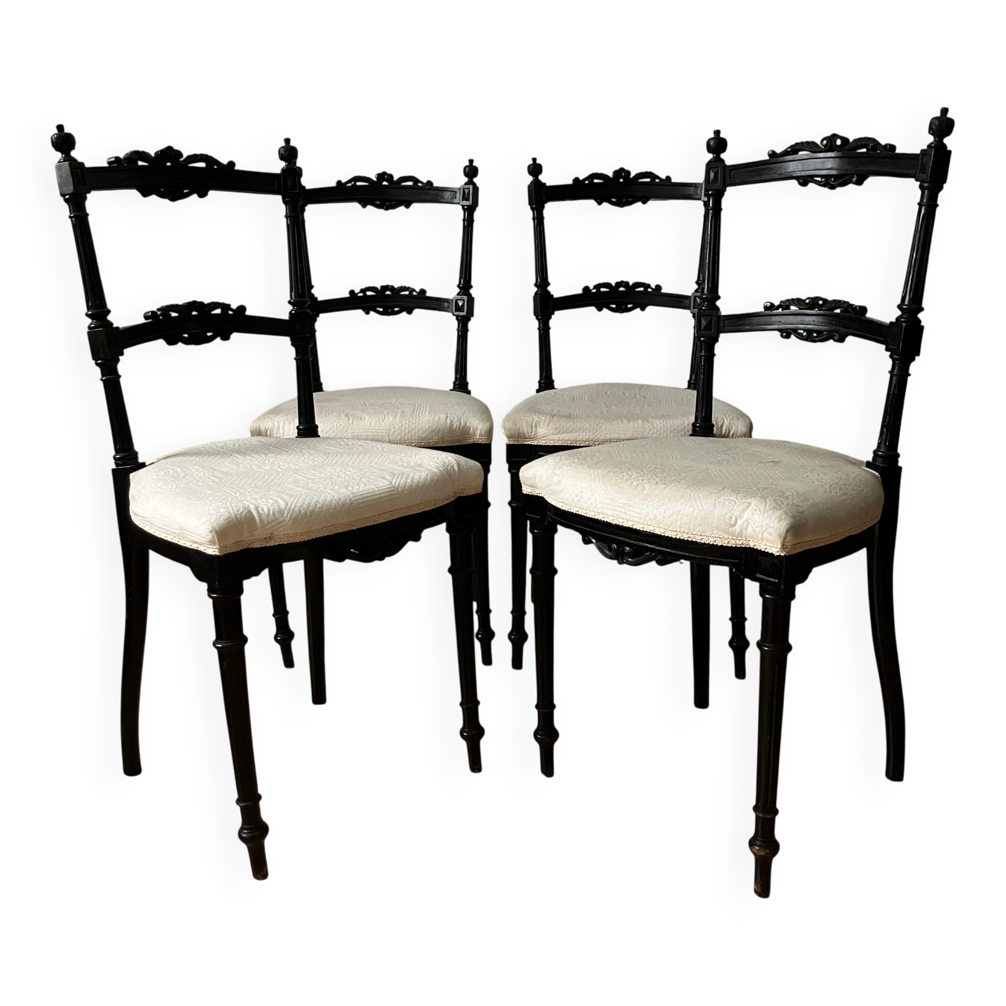 4 Napoleon III flying chairs