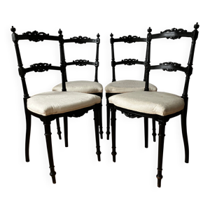 4 chaises volantes Napoléon - iii