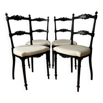4 chaises volantes Napoléon III