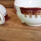 Digoin Sarreguemines earthenware coffee service