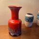 Trumpet vase jasba fat-lava 70s
