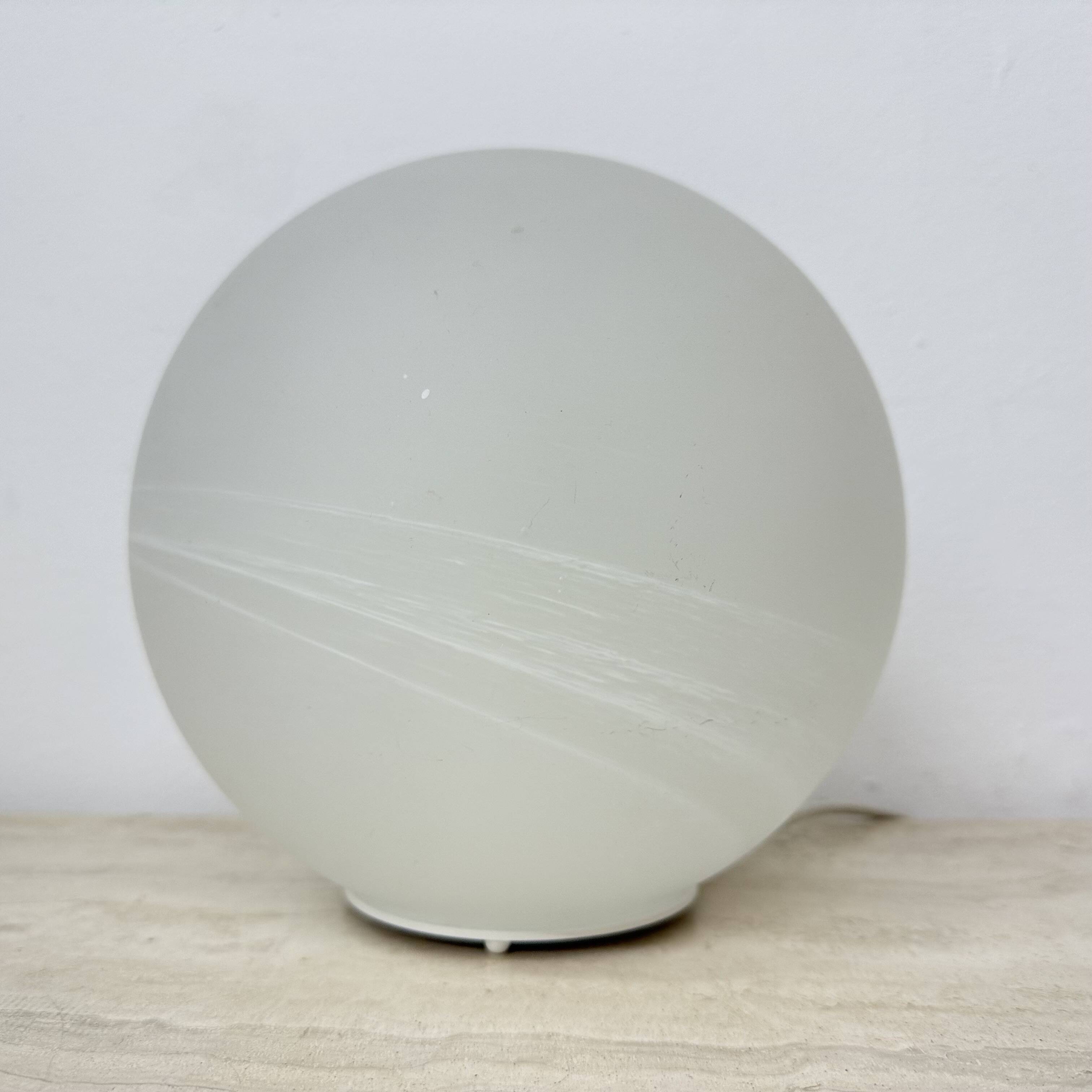 Vintage Wofi leuchten glass table lamp Mars