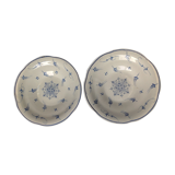 Lot of 2 old Gien presentation plates