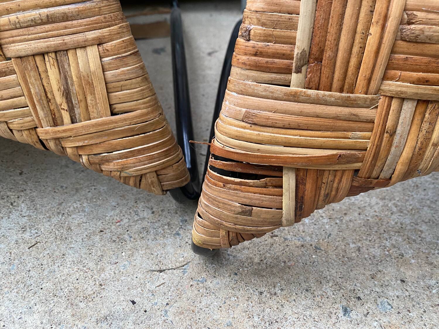 Maso armchairs, Maria Vinka woven rattan armchairs for Ikea
