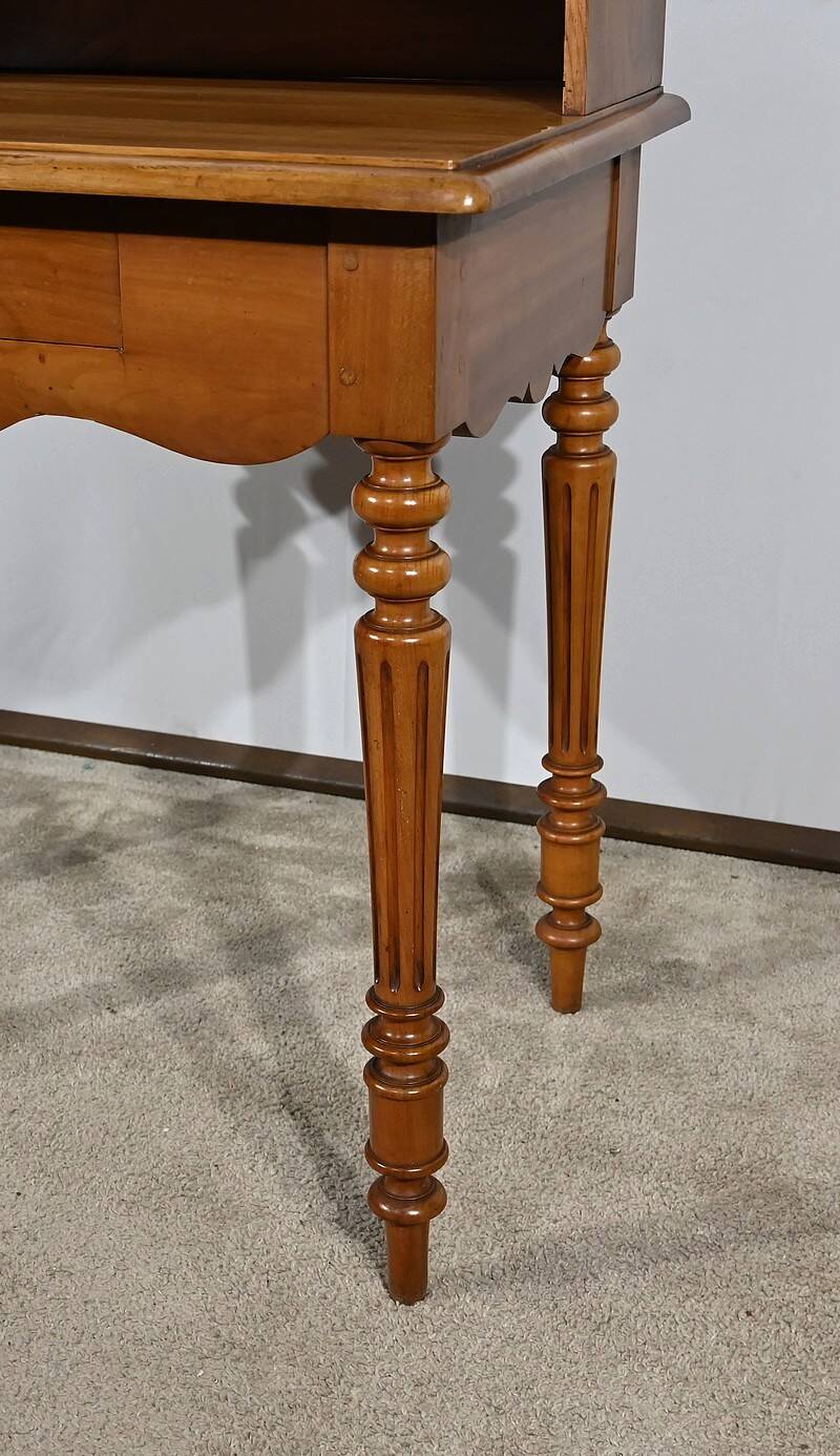 Small Tiered Desk in Blond Cherry, Louis Philippe style – Late 19th century