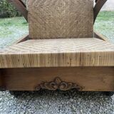 Pair of Art Deco colonial armchairs