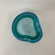 Mid century design set of 4 blue murano glass bowls , 1970's