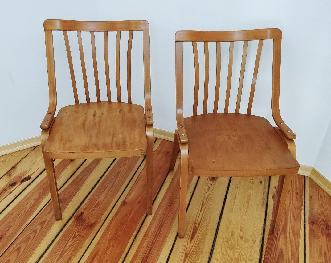 Pair of Chairs by L. Volák for TON, Czechoslovakia, 1960s