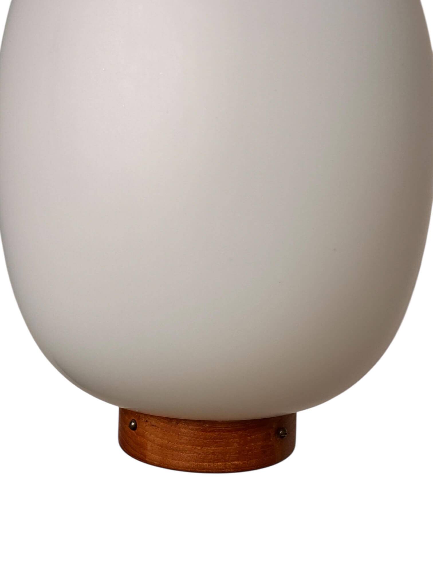 "Teak-Kina" pendant light, Bent Karlby for Lyfa, 1950s