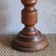 Vintage turned wooden column selette pedestal