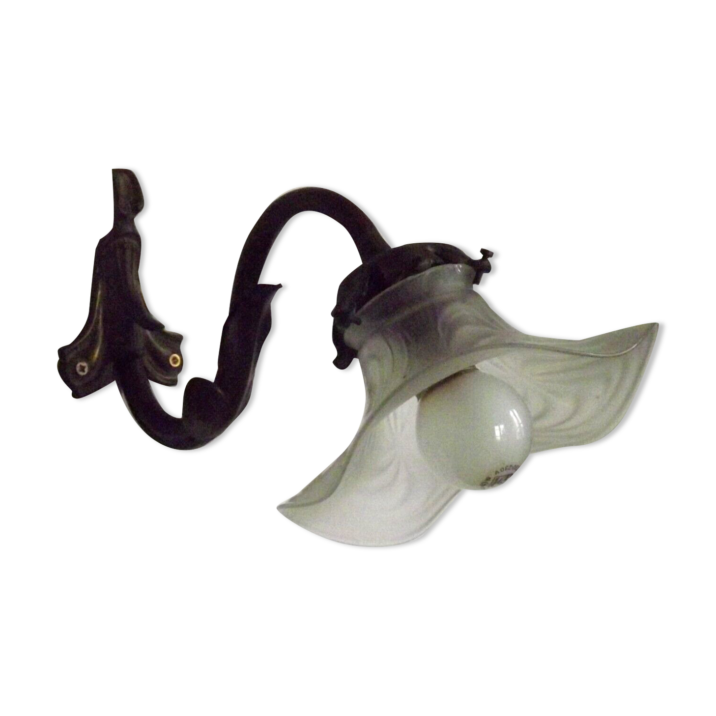 Applique Murale 3 Lumières Style Art Nouveau, Blanc Bronze Réglable, Douille E14, Pour Salle De Bain Ou Miroir