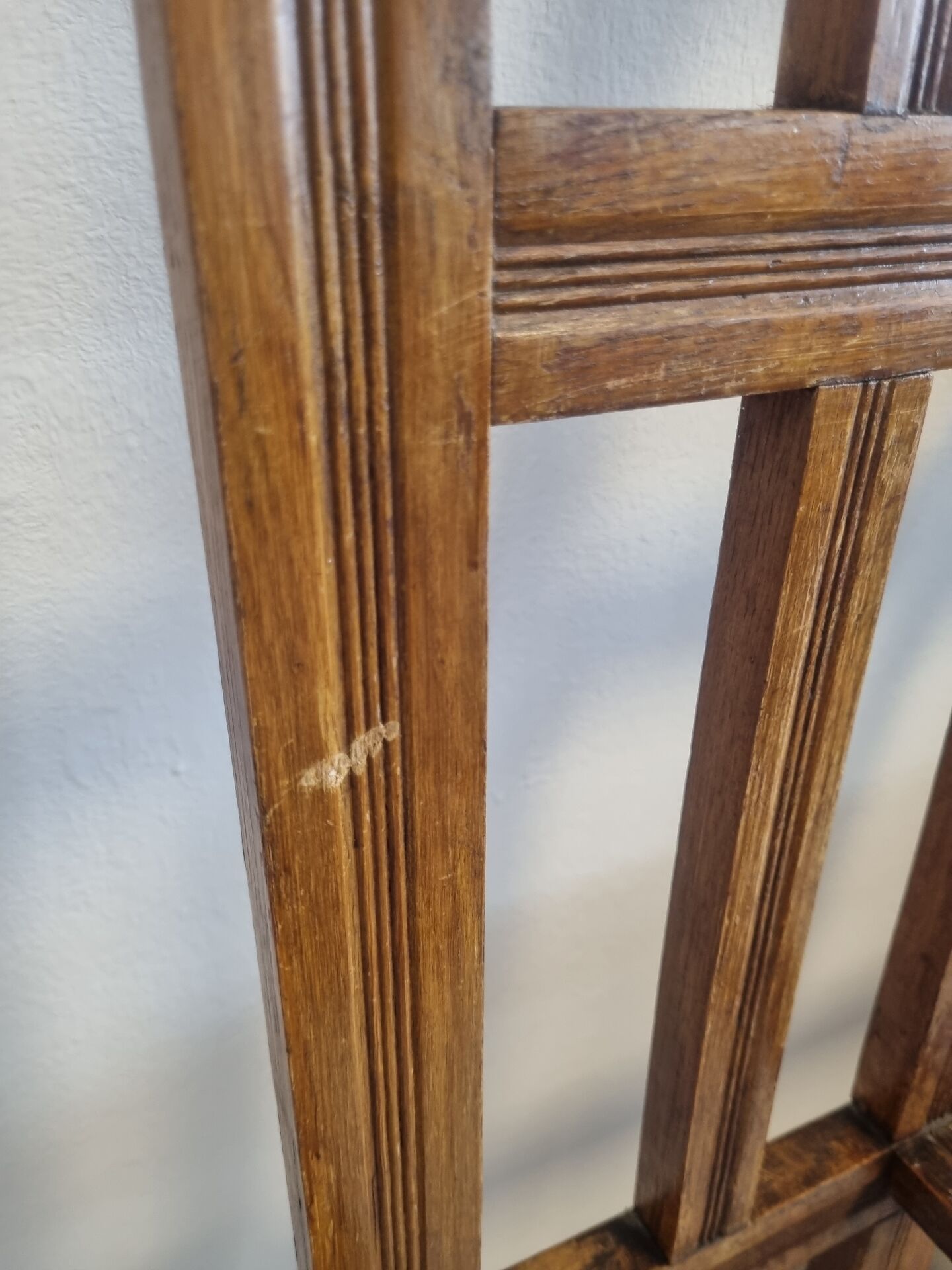 Old vintage coat rack wardrobe